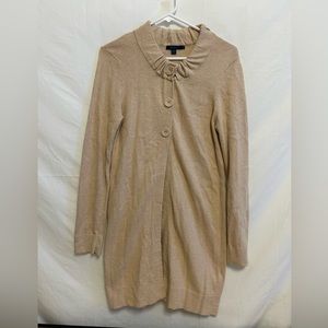Boden Tan Cashmere‎ Blend Cardigan Size 12